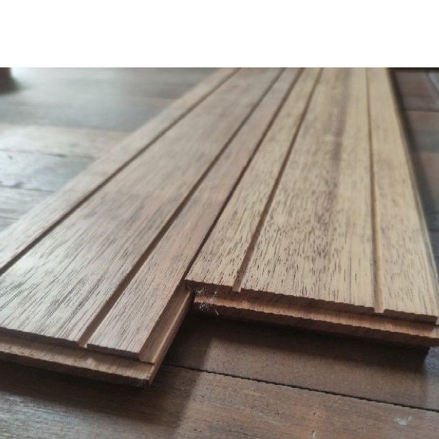Flooring Lantai Kayu / Parquet Kayu Merbau Oven Uk 1,5 x 9 x 90 cm