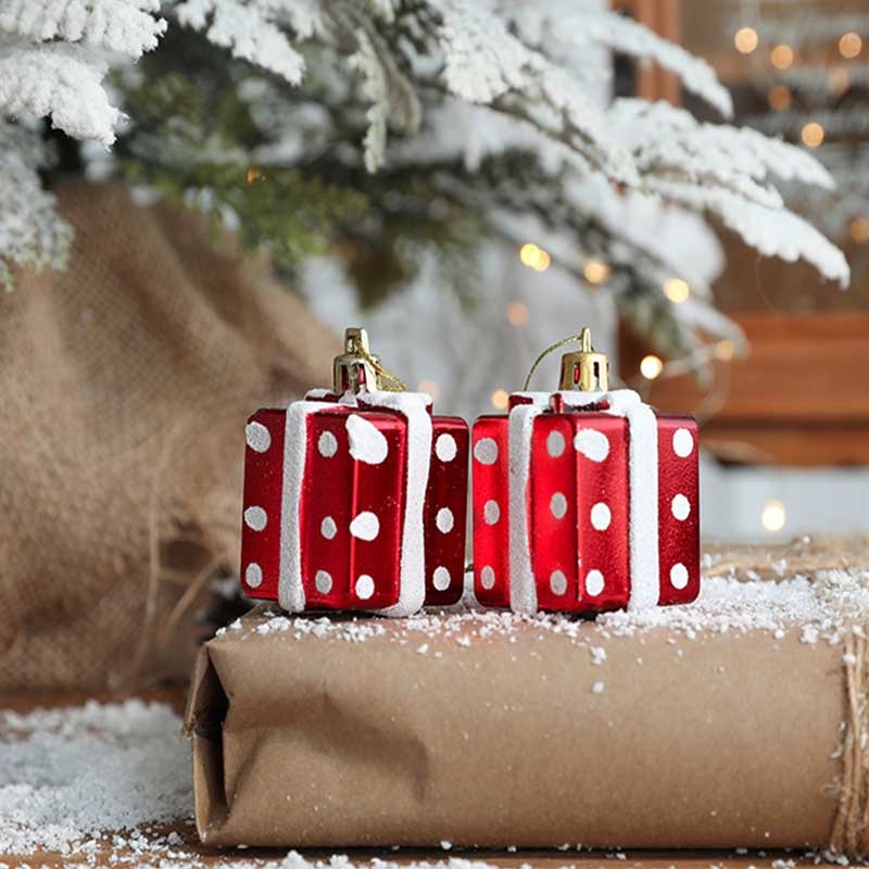 2pcs Ornamen Gantung Bentuk Bintang Untuk Pohon Natal