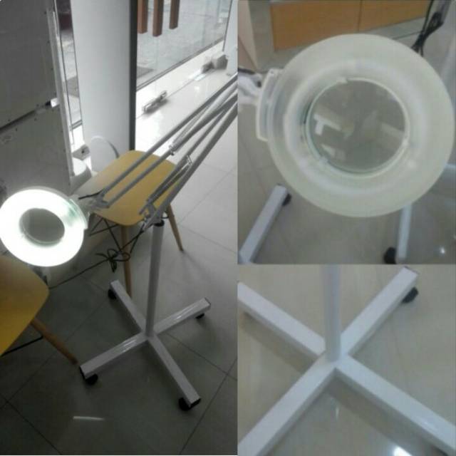 LED Lampu Facial Led Disesuaikan Magnifiying Lamp Lampu  uv Meja Desk Lamp Kaca Pembesar Digunakan Di Salon Kecantikan Dokter Gigi