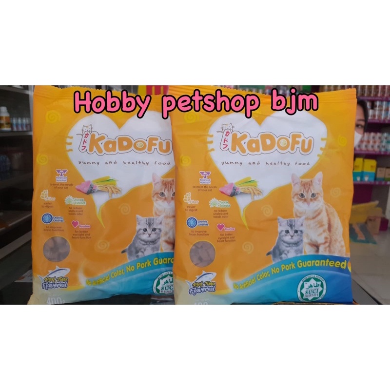 Kadofu 400gr - makanan kucing anak &amp; dewasa adult kitten 400 gr cat food