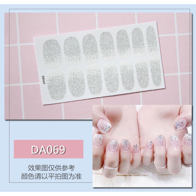 14Pcs/Stiker Kuku Murah / Nail Art Sticker / Nail Art Stiker / Nail Art &amp; Sticker DA Series