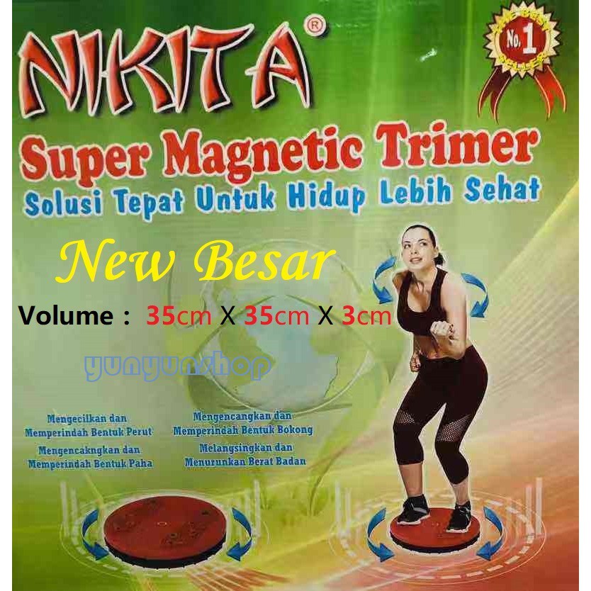 New Besar Jogging ukuran 35 x 35 x 3 cm / Alat Pelangsing Pijat Kaki Alat Olahraga Pelangsing