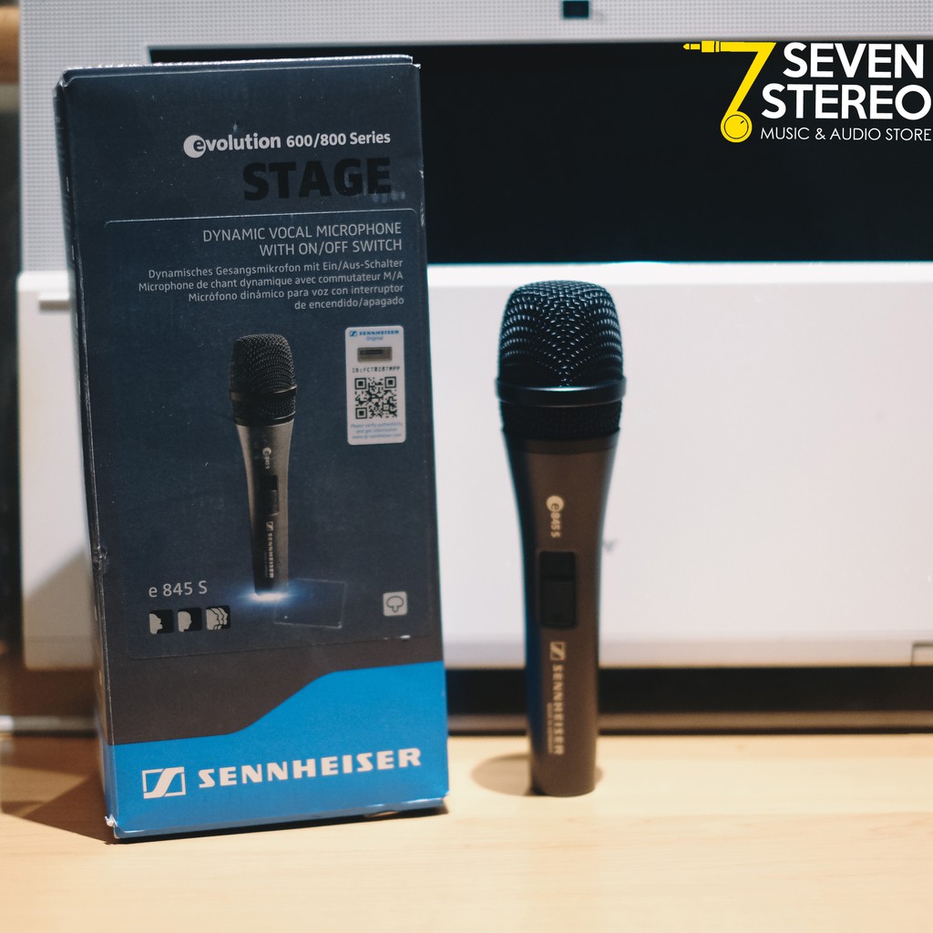 Sennheiser E845 S Dynamic Super Cardioid Vocal Microphone