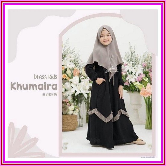 Gamis Anak Perempuan Terbaru 7 8 Tahun Kekinian Motif Kotak Kotak Ootd Anak Pakaian Anak Baju Anak S