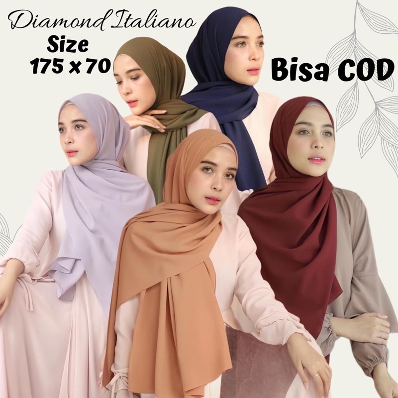 180x75 Hijab Pashmina Sabyan Diamond Grosir Jilbab Kerudung