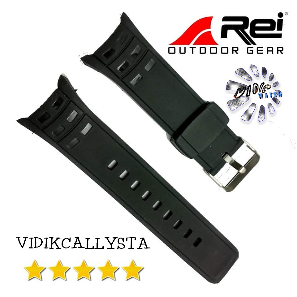 Rei Equator 10488A 16488 Rubber Strap Tali Jam Rei Watch