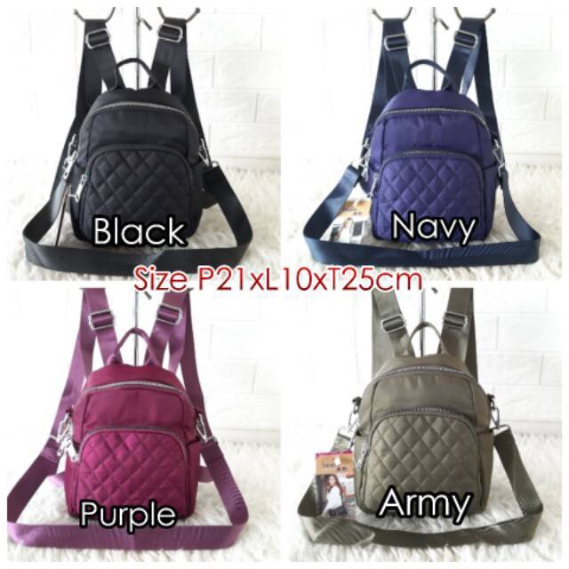 LUCKYMALL Tas Wanita Import Jinjing Dan Selempang CHIBAO Mini CB2030 2030 Bordir Bahan Parasut Kualitas Super