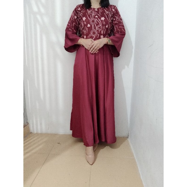 GAMIS brokat combi satin