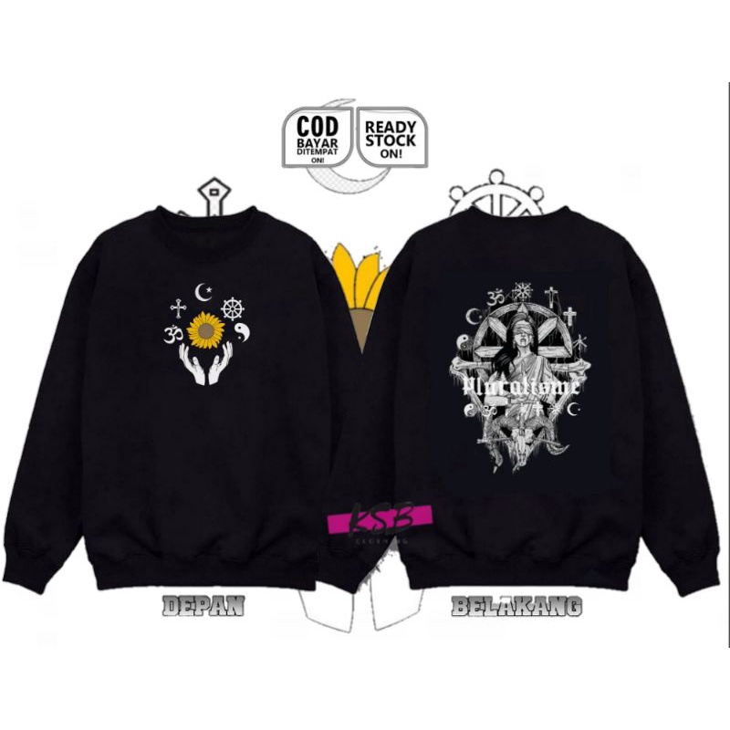 jaket/sweater crewneck dewasa pluralisme gusdur/switer dewasa gusdur pluralisme