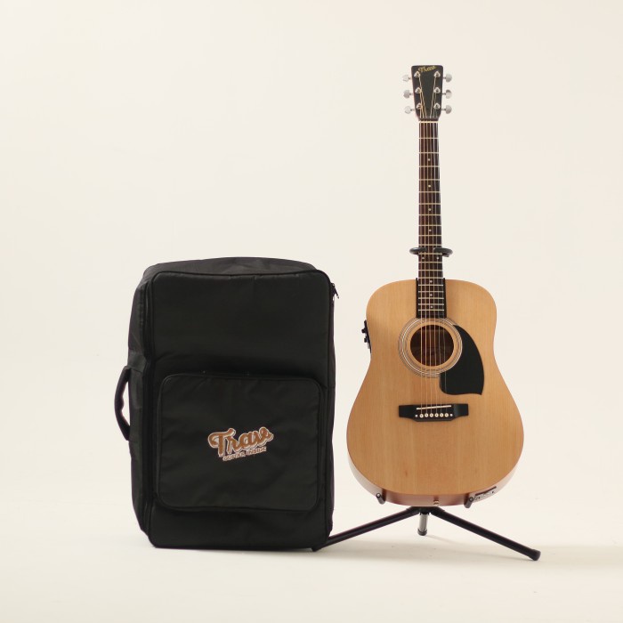 NEW TRAV GUITAR/Gitar akustik/gitar elektrik akustik/TERMURAH/TERBARU - ADTR - 50