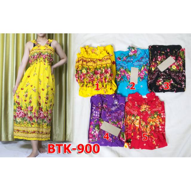 DASTER BALI YUKENSI BUNGA / BAJU TIDUR WANITA BTK900