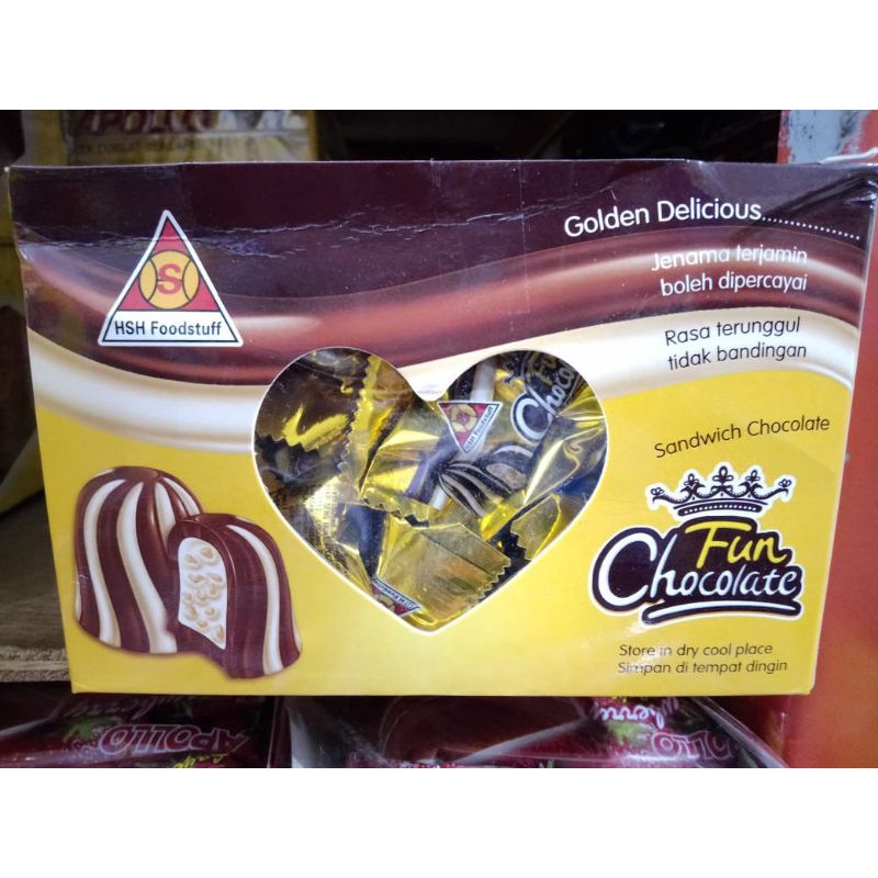 

FUN CHOCOLATE COKLAT ASLI MALAYSIA I sandwich coklat enak I oleh-oleh khas Malaysia