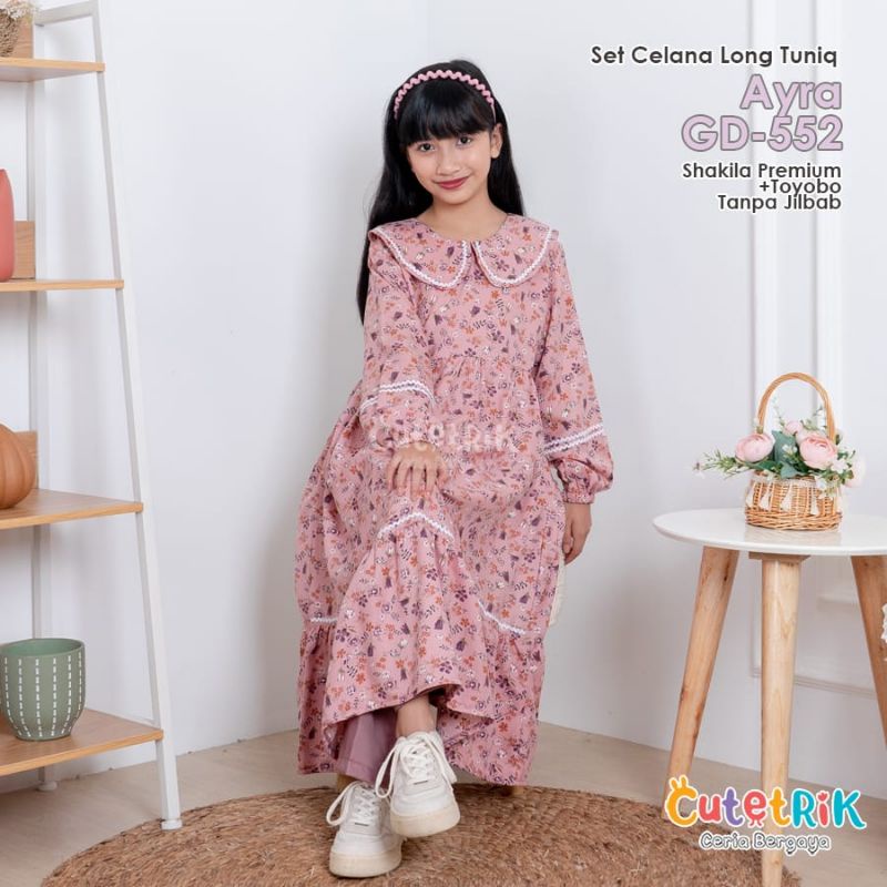 Set Celana Long Tunik Ayra