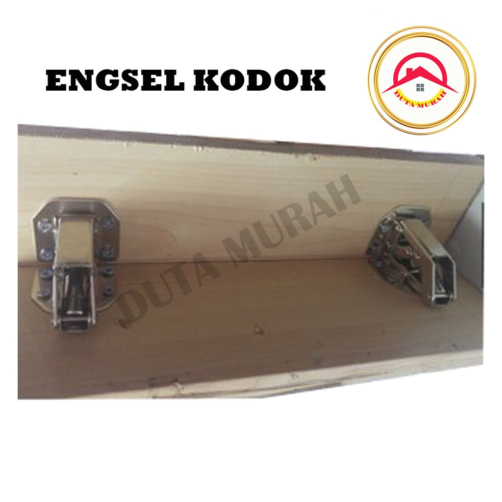 Engsel Kodok 4 Inchi Plate Hinge 90' opening L NK Steel Per 1 Pcs, FREE SKRUP