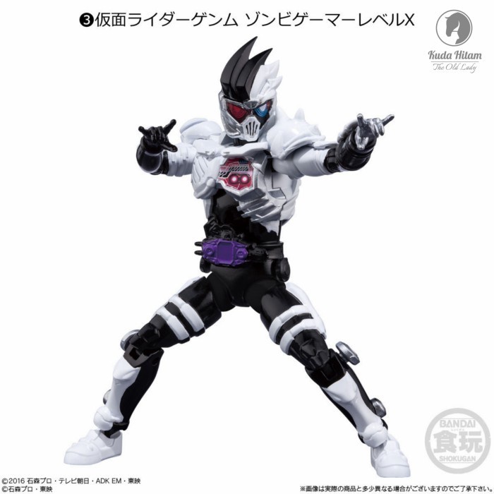 SHF Figure Rise Standard SHF Shodo Kamen Rider 5 Ex-Aid Genm Zombie Action Gamer Level X Blade