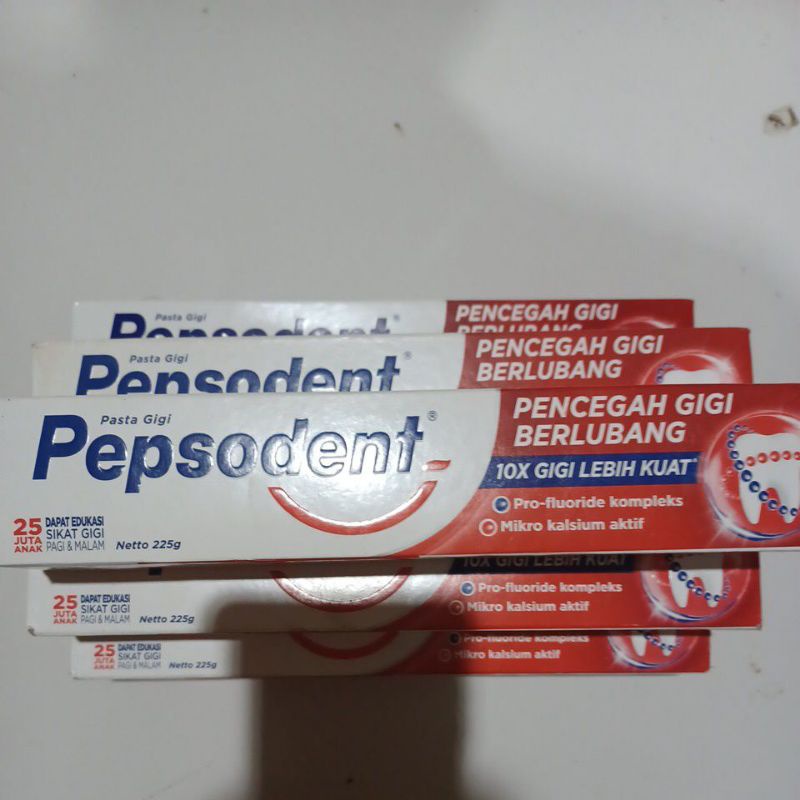 Pepsodent Pasta Gigi Berlubang 75g, 225gr