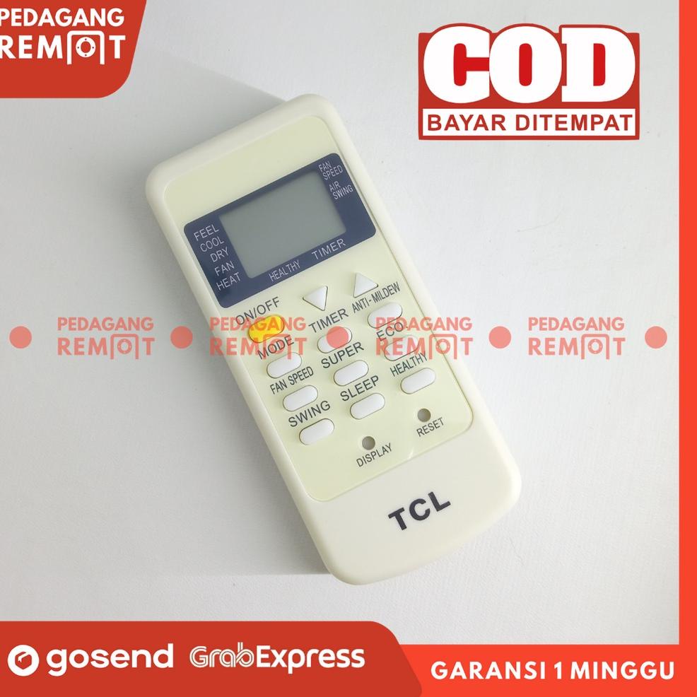 [KODE PRODUK 7I8MP9796] Remot Remote AC TCL / Panasonic / TECO / Uchida Anti-Mildew Eco Healthy Orig