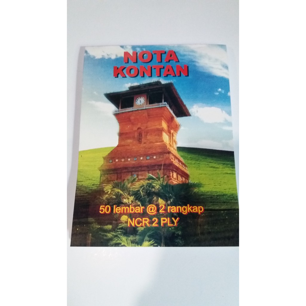 

Nota Kontan Besar 2 Ply Merk Menara 100 Lembar