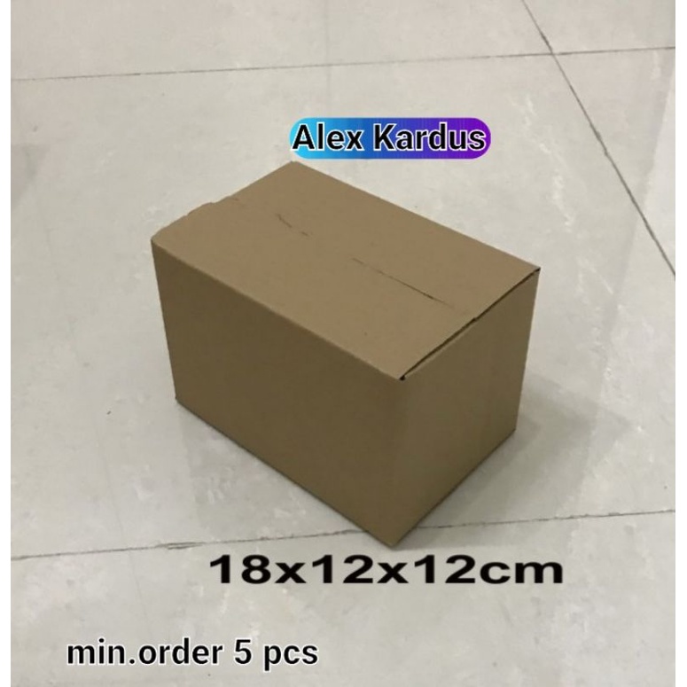 

Kardus / box / 18x12x12 cm / karton packing polos baru ST
