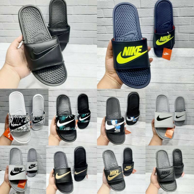 Sandal Nike Sandal Nike Flip Flop Sandal Slop Pria Dan Wanita Sandal Slide Nike