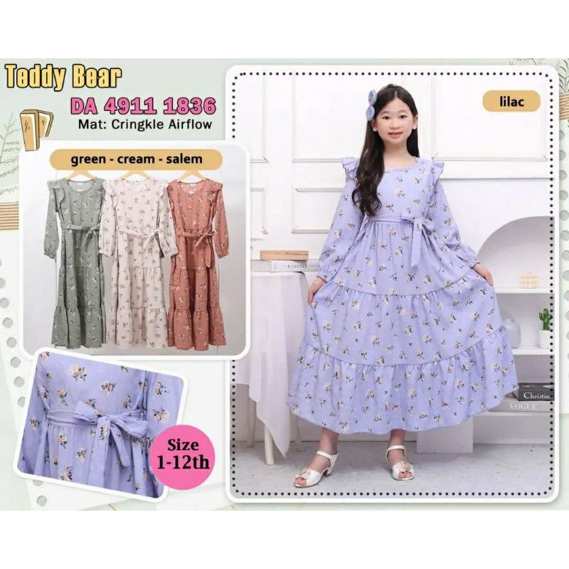 Gamis Shaqila Teddy Bear