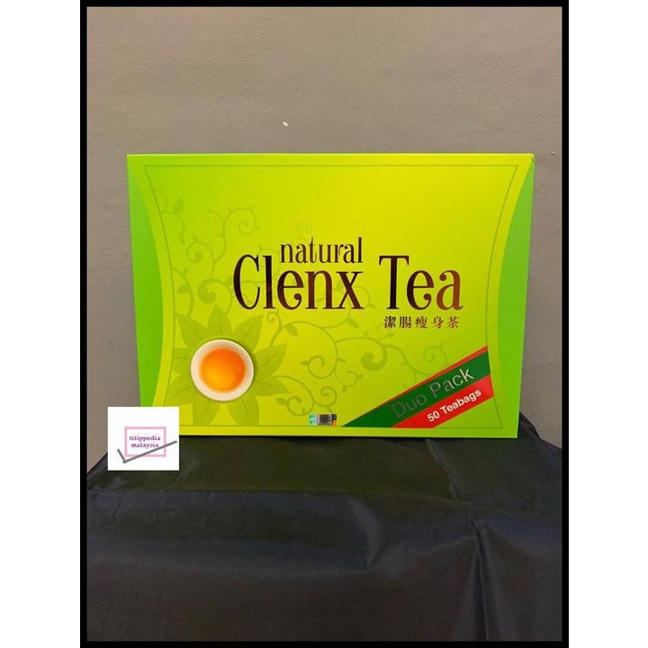 

DISKON TERBATAS !!! NATURAL CLENX TEA 50PCS 1BOX TERLARIS