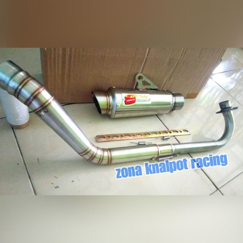 Knalpot cld supra x125-revo-blade knalpot racing cld monster motor bebek kolong