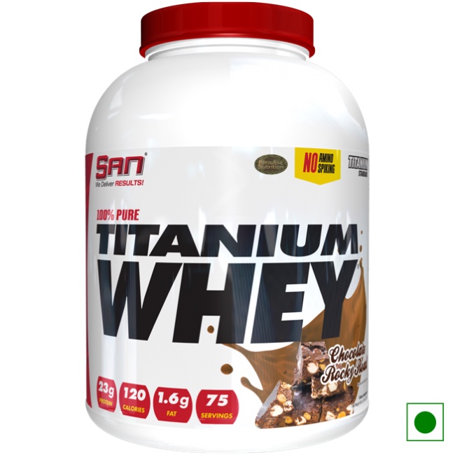 100% Pure Titanium Whey SAN 5Lbs Chocolate Rocky Road