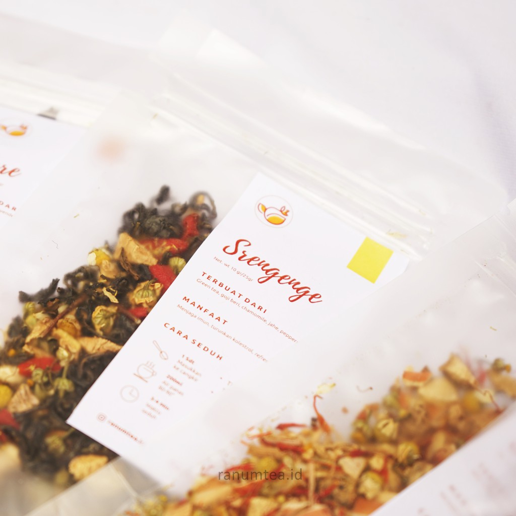 

Srengenge / Artisan Tea Blend / Teh Bunga teh Hijau Teh Herbal / Menurunkan kolestrol / 10gr - RANUM