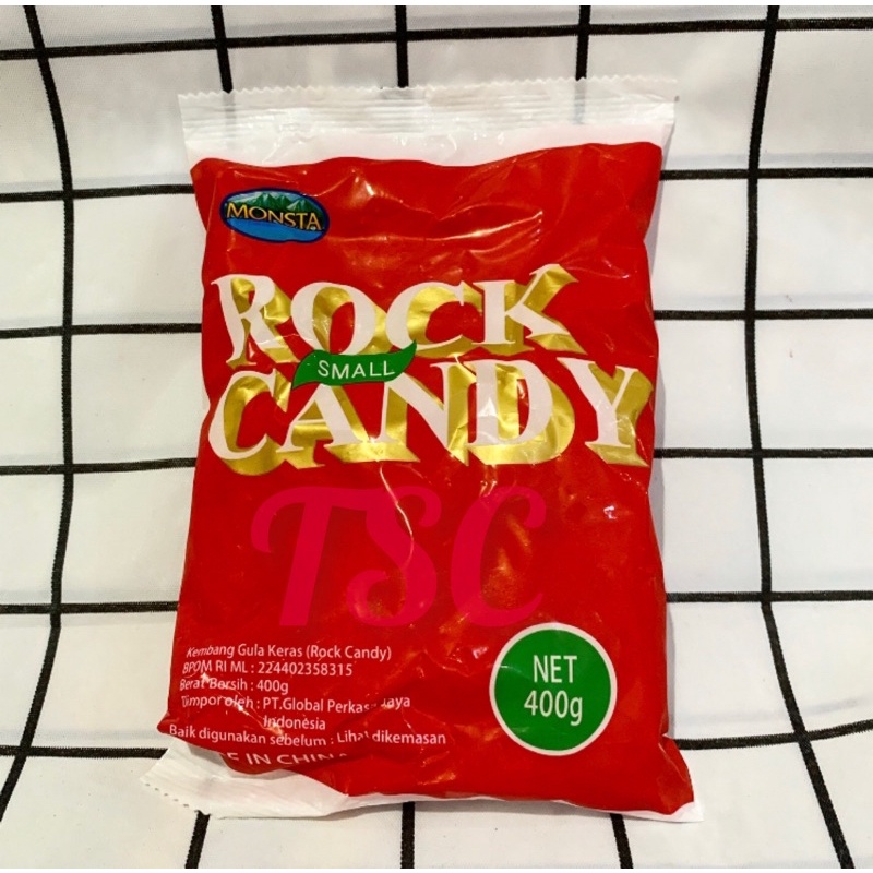 

Monsta Rock Small Candy 400gr/Kembang Gula Keras/Rock Candy/Gula Batu/Lump Sugar