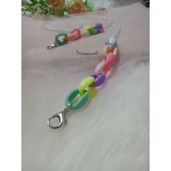 kalung masker rantai acc mix mute pasir #kalungmasker #rantaimasker #strapmasker