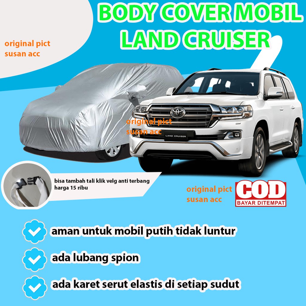 Body Cover LAND CRUISER / Sarung Mobil land cruiser / Cover Mobil land cruiser / Mantel Mobil LC