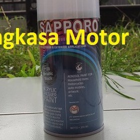 

Cat Semprot METALLIC BLACK 7139 Hitam Sapporo Spray Pylox Pilox 300 ML