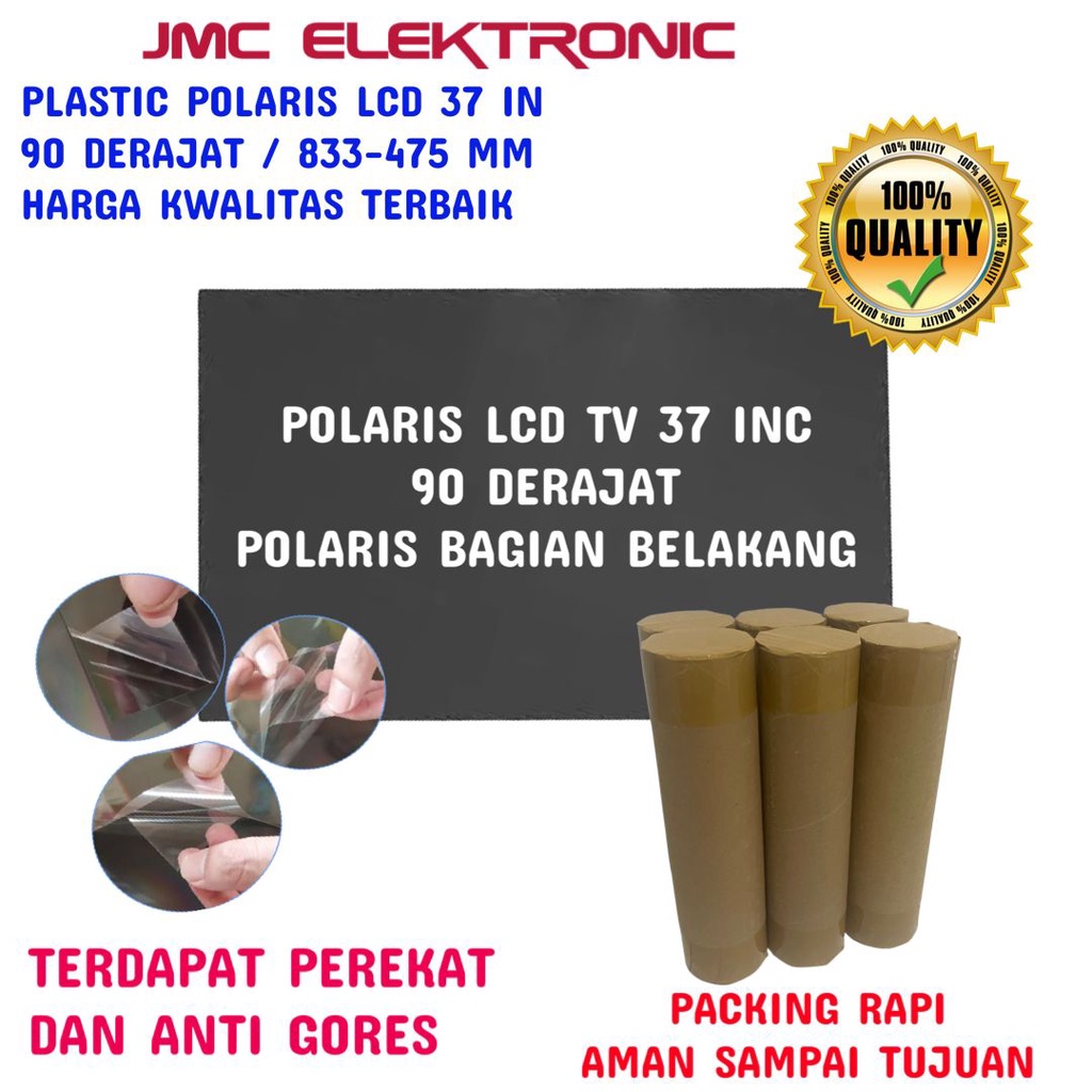 POLARIS TV LCD 37 INC 90 DERAJAT POLARIZER 37 INCH BAGIAN DALAM POLARIZED LCD TV 37 IN BELAKANG