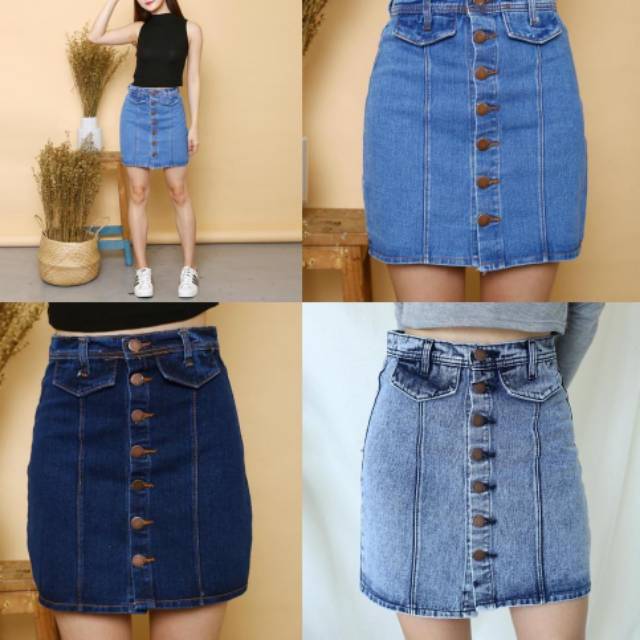 TR - SKIRT JEANS GRACE KANTONG