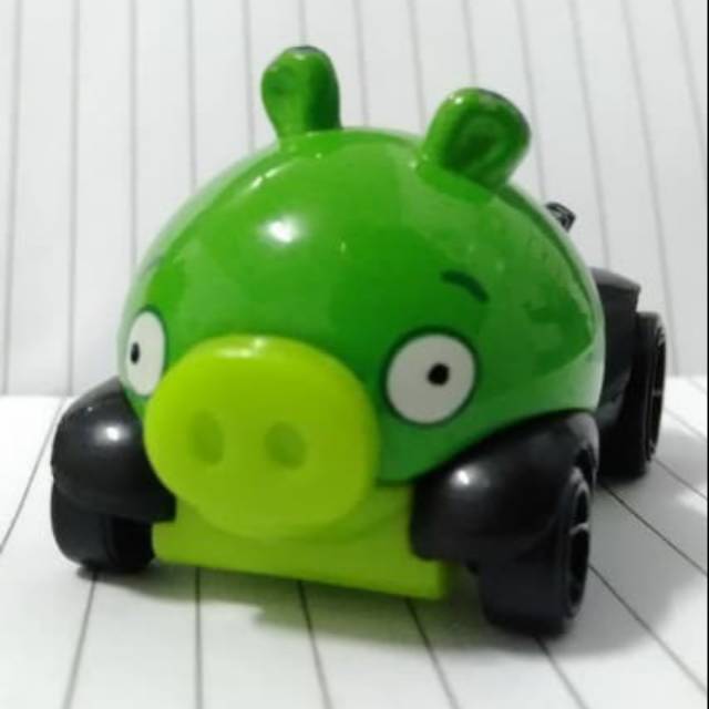 RARE Minion Angry Bird Pig Green Hijau Ijo 2 Hw Hot Wheels Hotwheels Lucu Funny Boneka Koleksi Bday 