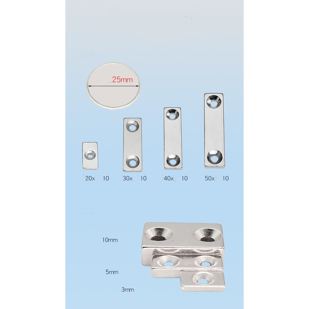 Magnet Neodymium Blok Ring panjang 50mm ,60mm, 80mm dan 100mm