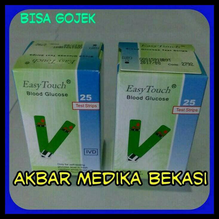 REFIL GLUCOSA EASY TOUCH STRIP GULA EASYTOUCH