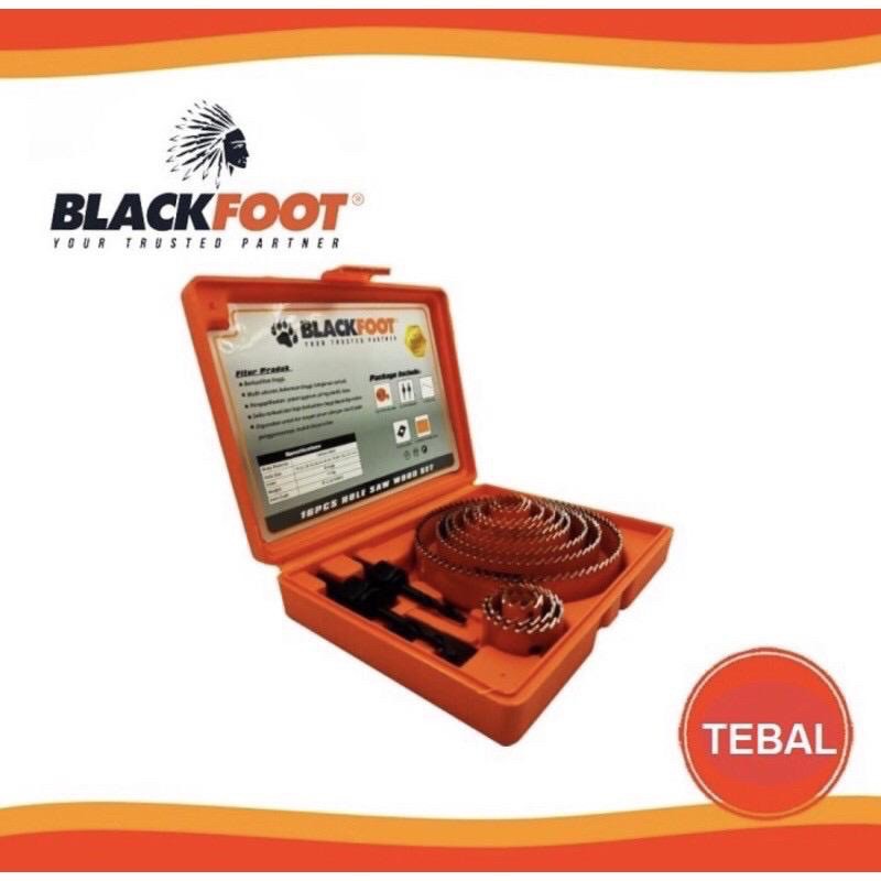 MATA BOR KAYU PELUBANG  BLACKFOOT / HOLE SAW WOOD SET 16PCS 19-127mm