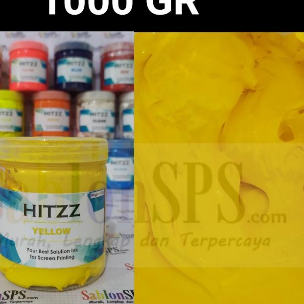 

◘ TINTA PLASTISOL KUNING DISTRO CLOTHING 1KG ➩