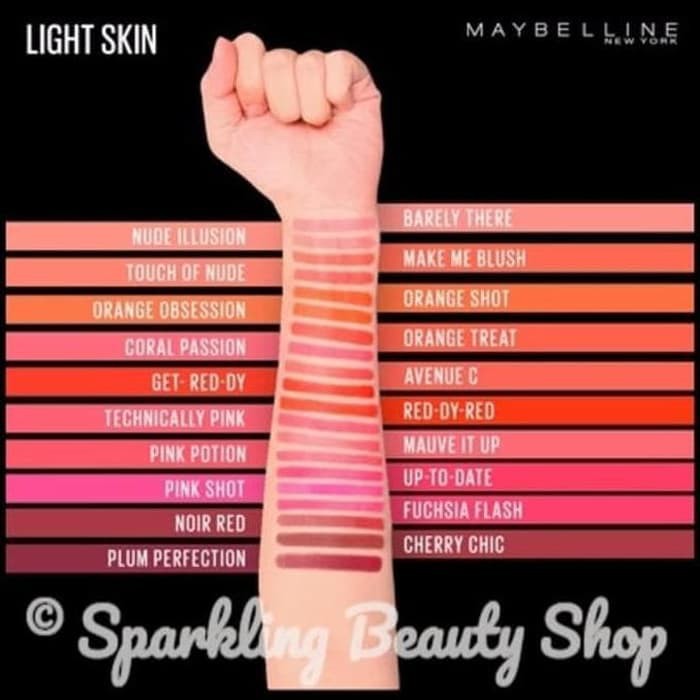 Lipstick Maybelline Powder Matte Lipstik Maybeline The Powder Mattes