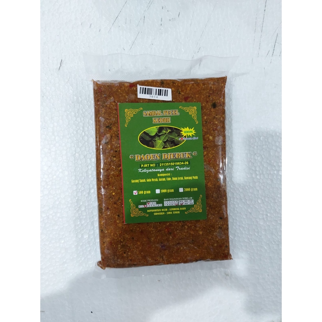 

Bumbu Masak Sambal Pecel Kediri Daoen Djeruk - Oleh Oleh / Makanan Ringan Surabaya