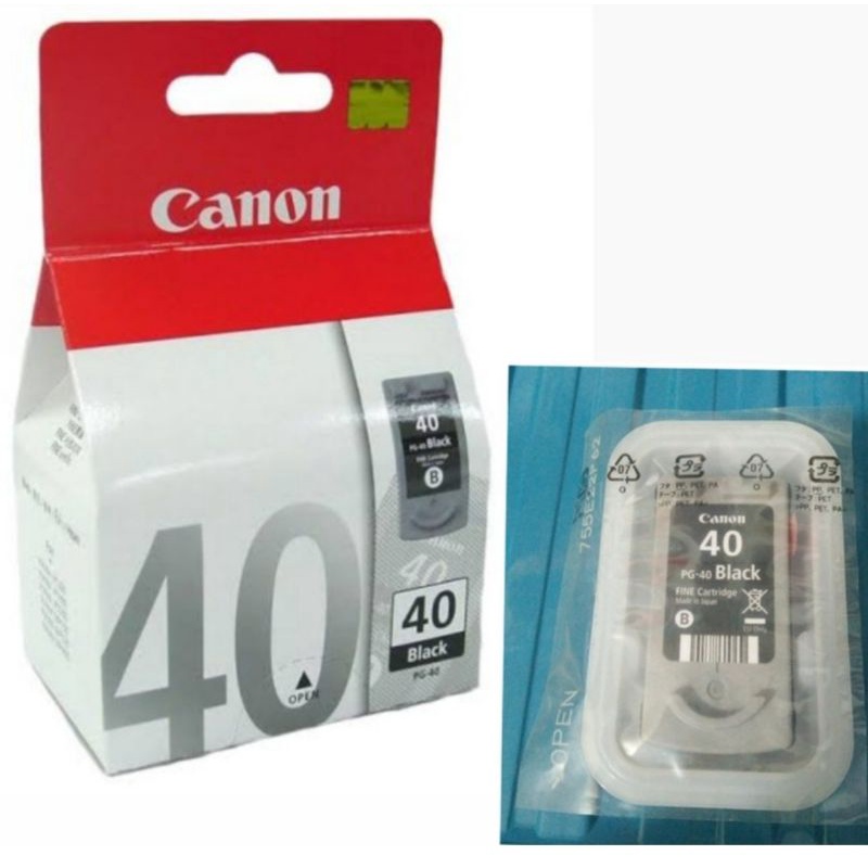 Canon 40 black baru segel original losepack