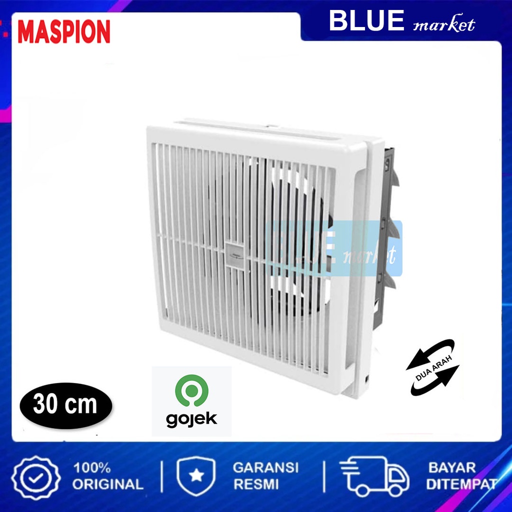 MASPION MV-250 NEX Wall Exhaust/Hexos/Heksos Fan Dinding 10&quot; (25 cm)