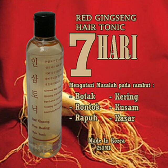 Hair tonic red ginseng korea.. Tonik rambut