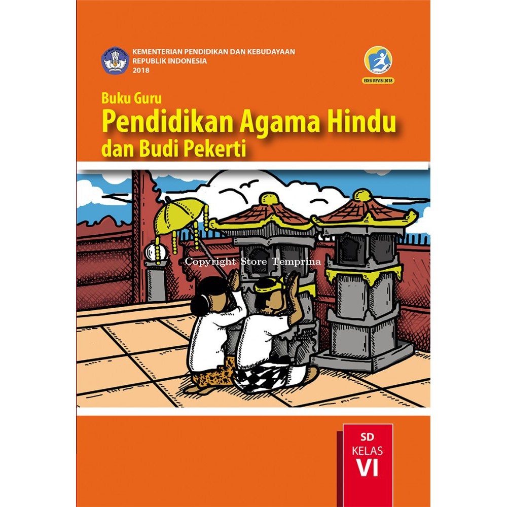 Buku K13 Guru Kelas 6 Sd Agama Hindu Kurikulum 2013 Shopee Indonesia