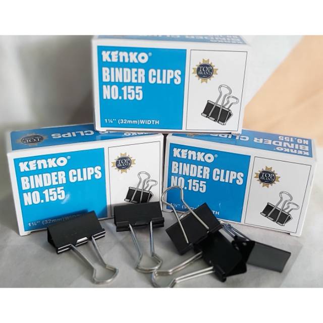 

Klip kertas / Binder Clip Kenko 155