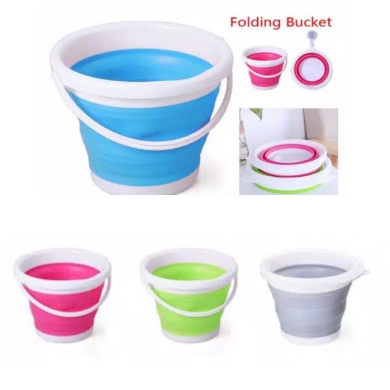 Ember Lipat 10L - Folding Bucket Lipat 10L - Ember Lipat Silicone 10L -