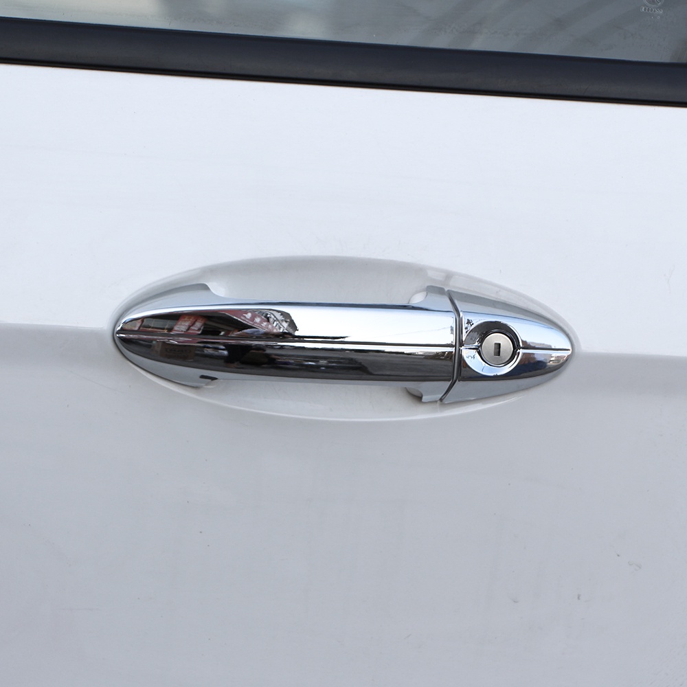 Untuk Ford Ecosport 2013-2017 8Pcs/set ABS Chrome Handle Pintu Eksterior Mobil Penutup Lis Stiker Acc.