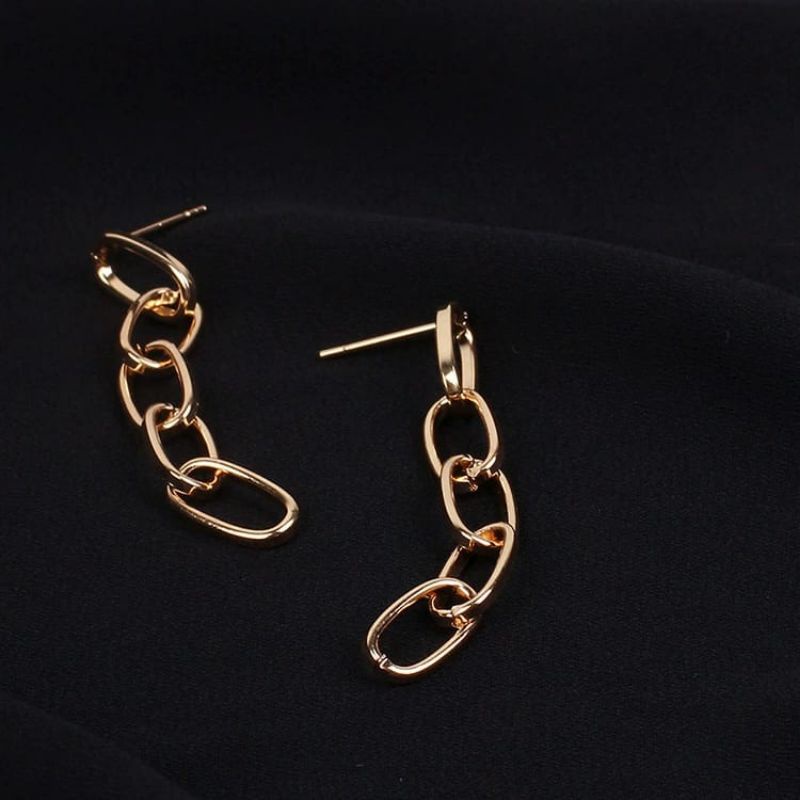 (ACC03) Anting Rantai Korea Casual Style Chain Earing